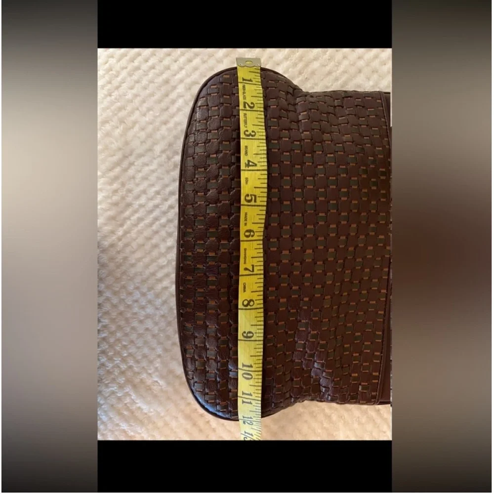 🩷 Vintage Oleg Cassini woven leather purse vintage💚🩷💚
